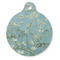 Almond Blossoms (Van Gogh) Round Pet ID Tag - Large - Front