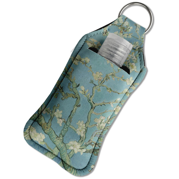 Almond Blossoms (Van Gogh) Sanitizer Holder Keychain - Large in Case
