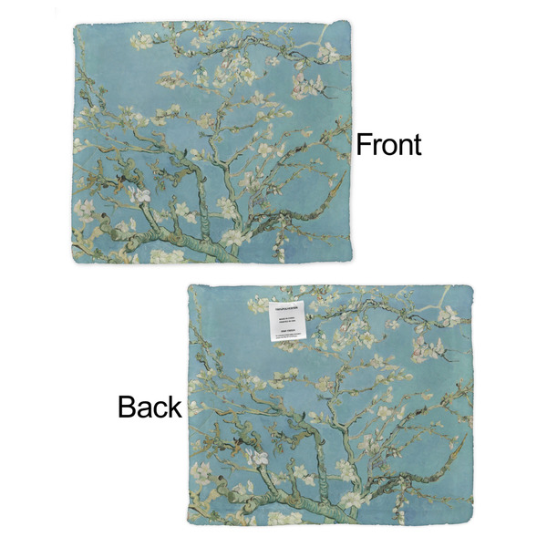 Almond Blossoms (Van Gogh) Security Blanket - Front & Back View