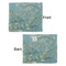 Almond Blossoms (Van Gogh) Security Blanket - Front & Back View