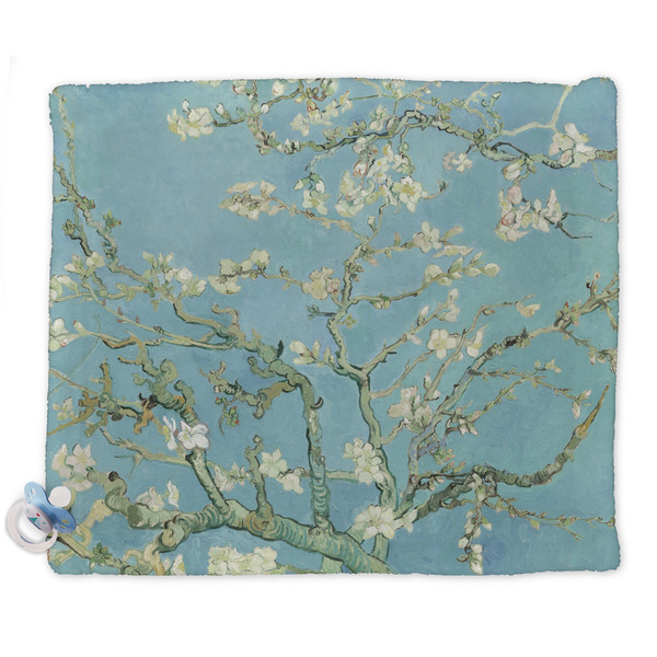 Custom Almond Blossoms (Van Gogh) Security Blanket - Single Sided
