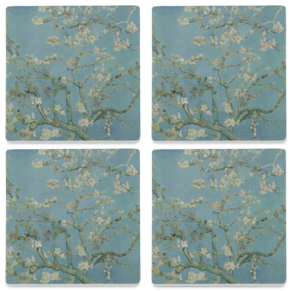 Almond Blossoms (Van Gogh) Set of 4 Sandstone Coasters - See All 4 View