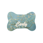 Almond Blossoms (Van Gogh) Bone Shaped Dog Food Mat (Small)