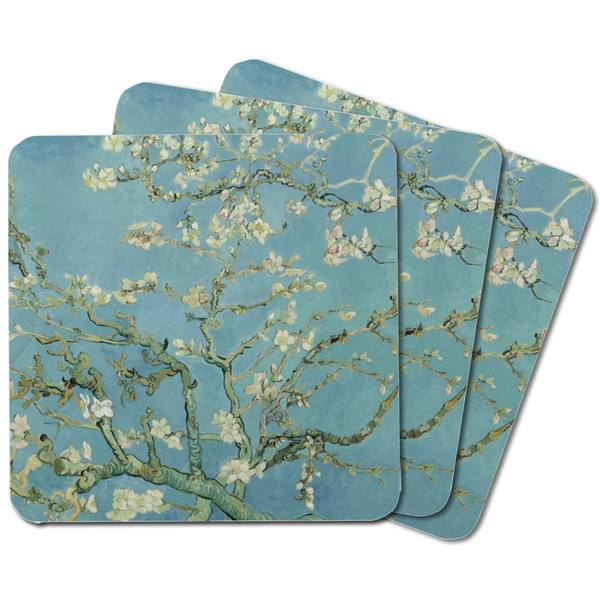 Almond Blossoms (Van Gogh) Square Fridge Magnet - MAIN