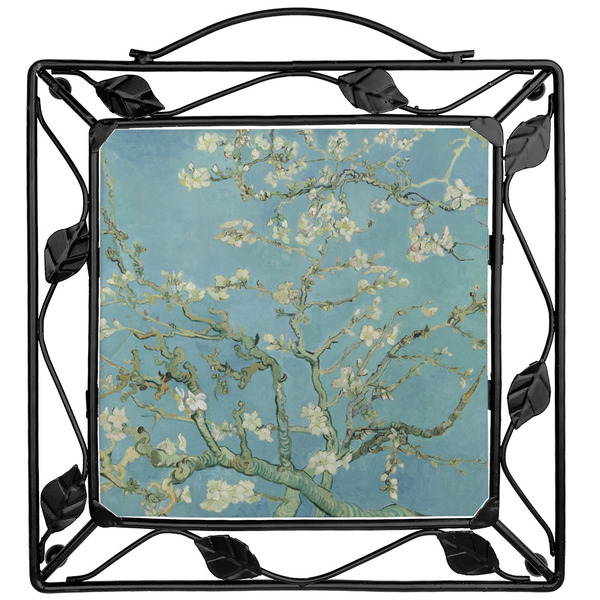 Custom Almond Blossoms (Van Gogh) Square Trivet