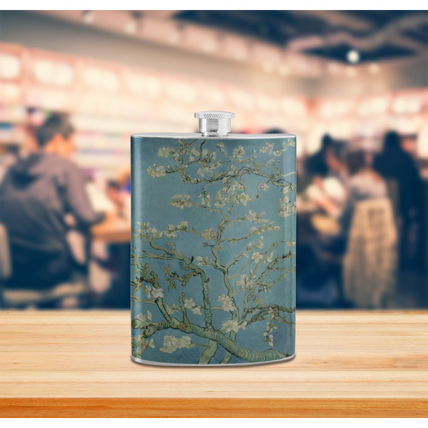 Almond Blossoms (Van Gogh) Stainless Steel Flask - LIFESTYLE 2