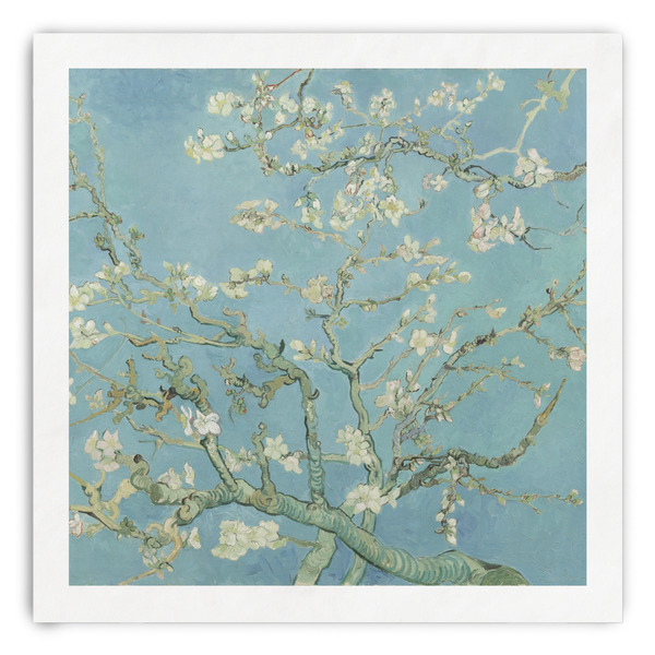 Custom Almond Blossoms (Van Gogh) Paper Dinner Napkins