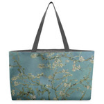 Almond Blossoms (Van Gogh) Beach Totes Bag - w/ Black Handles
