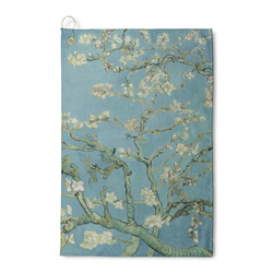 Almond Blossoms (Van Gogh) Waffle Weave Golf Towel