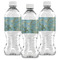 Almond Blossoms (Van Gogh) Water Bottle Labels - Front View