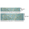 Almond Blossoms (Van Gogh) Water Bottle Labels w/ Dimensions