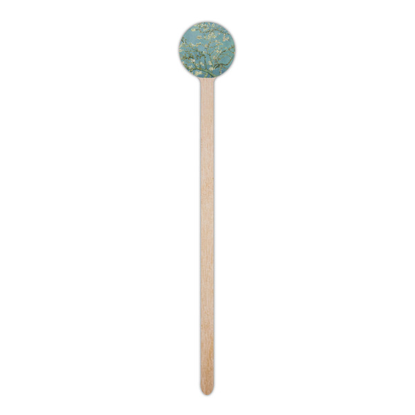 Almond Blossoms (Van Gogh) Wooden 6" Stir Stick - Round - Single Stick
