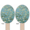Almond Blossoms (Van Gogh) Wooden Food Pick - Oval - Double Sided - Front & Back