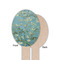 Almond Blossoms (Van Gogh) Wooden Food Pick - Oval - Single Sided - Front & Back