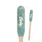 Almond Blossoms (Van Gogh) Wooden Food Pick - Paddle - Closeup