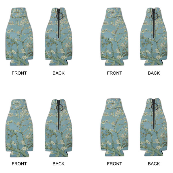 Almond Blossoms (Van Gogh) Zipper Bottle Cooler - Set of 4 - APPROVAL