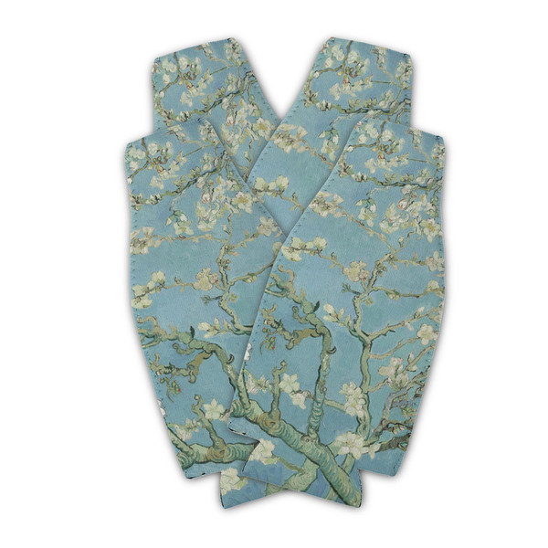 Almond Blossoms (Van Gogh) Zipper Bottle Cooler - Set of 4 - PARENT MAIN (flat)