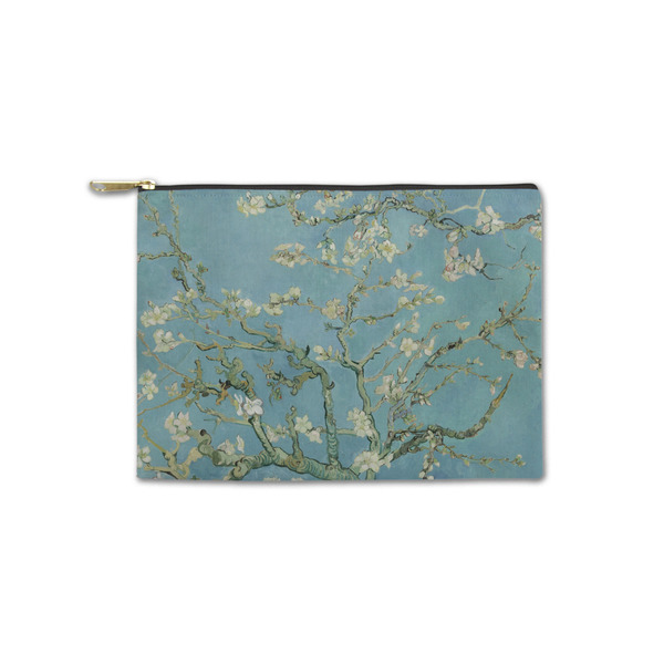 Custom Almond Blossoms (Van Gogh) Zipper Pouch - Small - 8.5"x6"