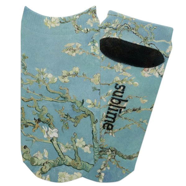 Custom Almond Blossoms (Van Gogh) Adult Ankle Socks