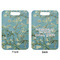Apple Blossoms (Van Gogh) Aluminum Luggage Tag (Front + Back)