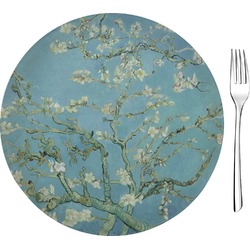 Almond Blossoms (Van Gogh) 8" Glass Appetizer / Dessert Plates - Single or Set