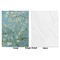 Apple Blossoms (Van Gogh) Baby Blanket (Single Sided - Printed Front, White Back)