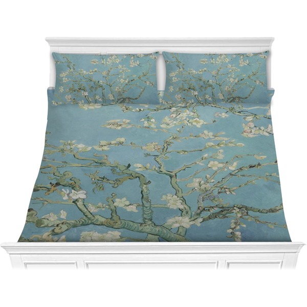 Custom Almond Blossoms (Van Gogh) Comforter Set - King