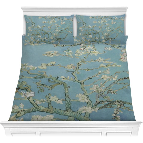 Custom Almond Blossoms (Van Gogh) Comforter Set - Full / Queen