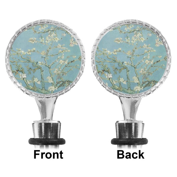 Apple Blossoms (Van Gogh) Bottle Stopper - Front and Back