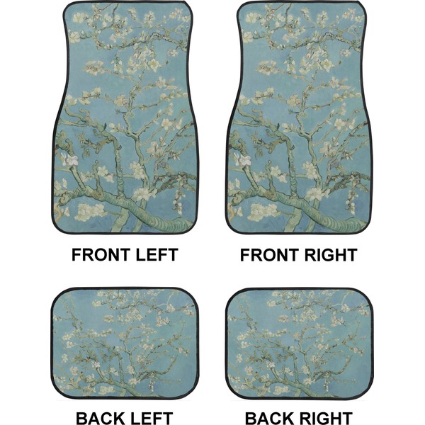 Apple Blossoms (Van Gogh) Car Floor Mats Set (2F + 2B)