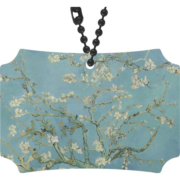 Custom Almond Blossoms (Van Gogh) Rear View Mirror Ornament