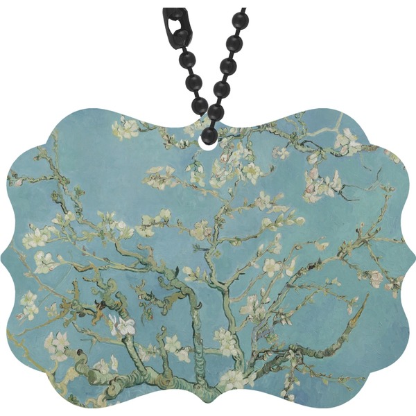 Custom Almond Blossoms (Van Gogh) Rear View Mirror Charm