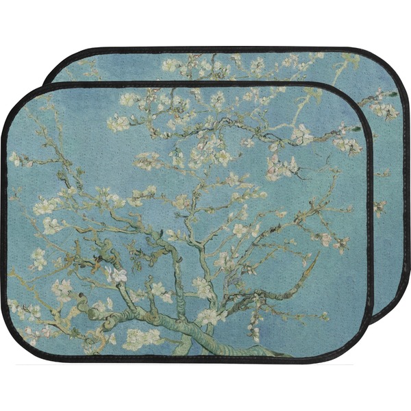 Custom Almond Blossoms (Van Gogh) Car Floor Mats (Back Seat)