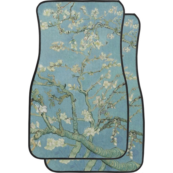 Custom Almond Blossoms (Van Gogh) Car Floor Mats (Front Seat)