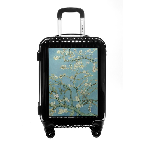 Custom Almond Blossoms (Van Gogh) Carry On Hard Shell Suitcase