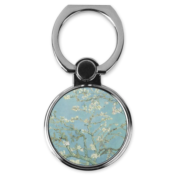 Custom Almond Blossoms (Van Gogh) Cell Phone Ring Stand & Holder