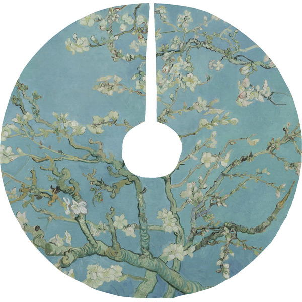 Custom Almond Blossoms (Van Gogh) Tree Skirt