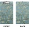 Apple Blossoms (Van Gogh) Clipboard (Legal) (Front + Back)