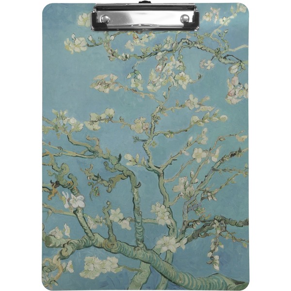 Custom Almond Blossoms (Van Gogh) Clipboard (Letter Size)