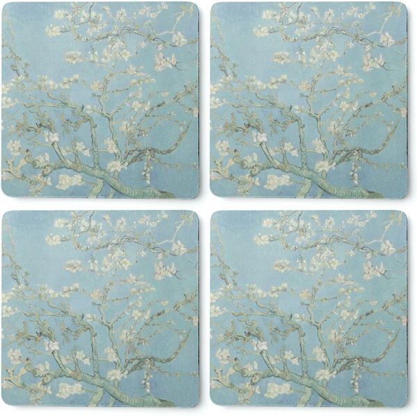 Apple Blossoms (Van Gogh) Coaster Rubber Back - Apvl