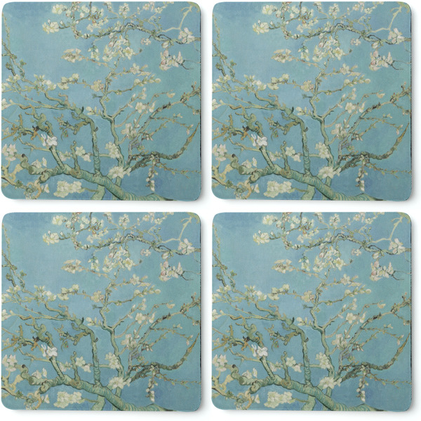 Apple Blossoms (Van Gogh) Coaster Rubber Back - Apvl