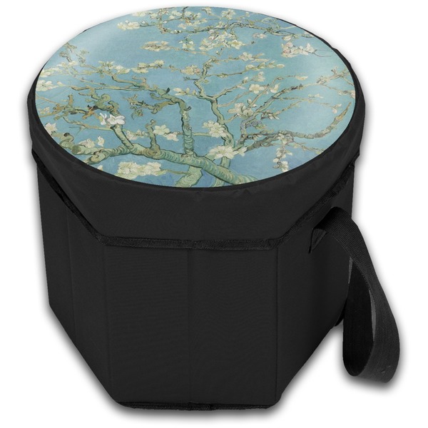 Apple Blossoms (Van Gogh) Collapsible Personalized Cooler & Seat (Closed)
