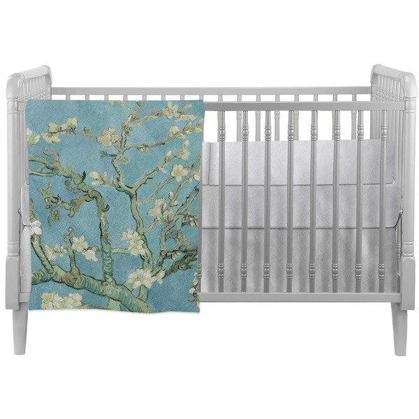 Custom Almond Blossoms (Van Gogh) Crib Comforter / Quilt