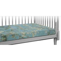 Almond Blossoms (Van Gogh) Crib Fitted Sheet