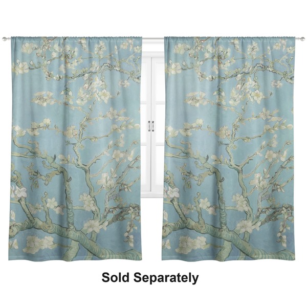 Custom Almond Blossoms (Van Gogh) Curtain Panel - Custom Size