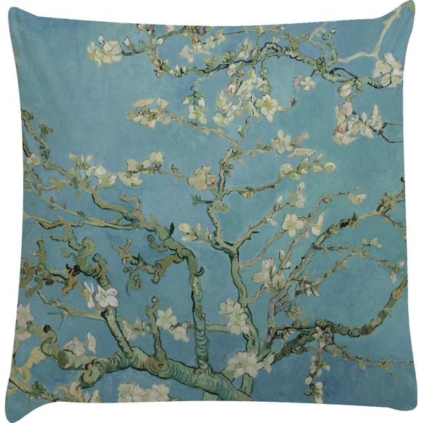 Custom Almond Blossoms (Van Gogh) Decorative Pillow Case