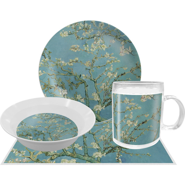 Custom Almond Blossoms (Van Gogh) Dinner Set - Single 4 Pc Setting