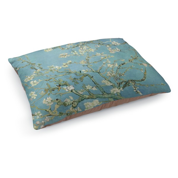 Custom Almond Blossoms (Van Gogh) Dog Bed - Medium