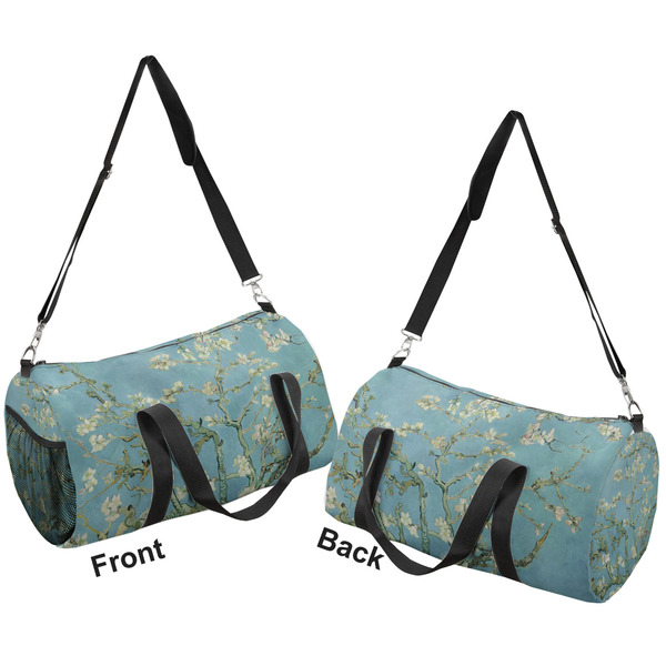 Apple Blossoms (Van Gogh) Duffle bag large front and back sides