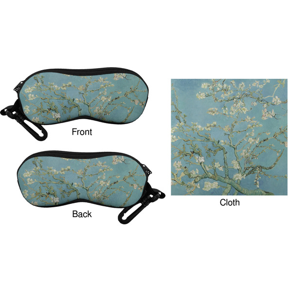 Apple Blossoms (Van Gogh) Eyeglass Case & Cloth (Approval)